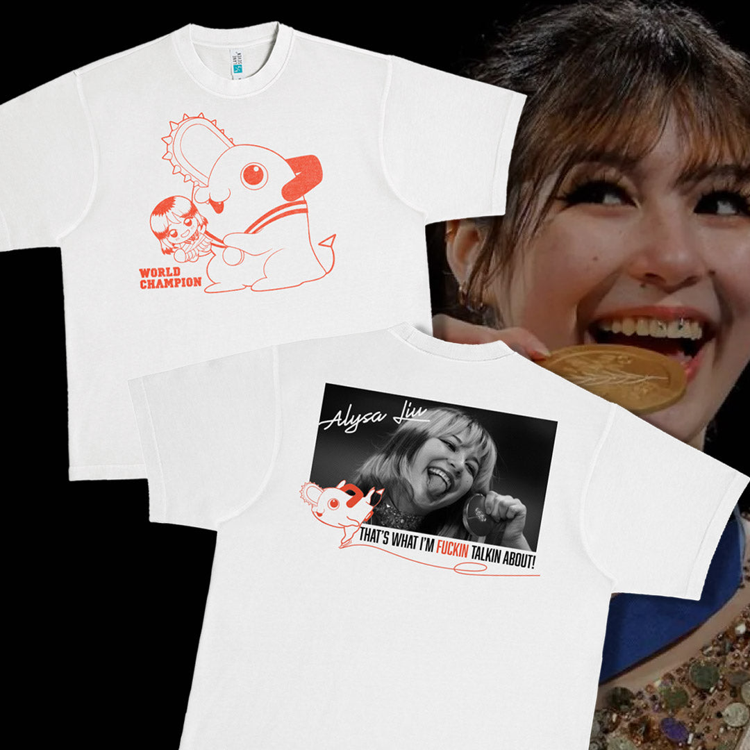 World champion Tee (Front and back Print)